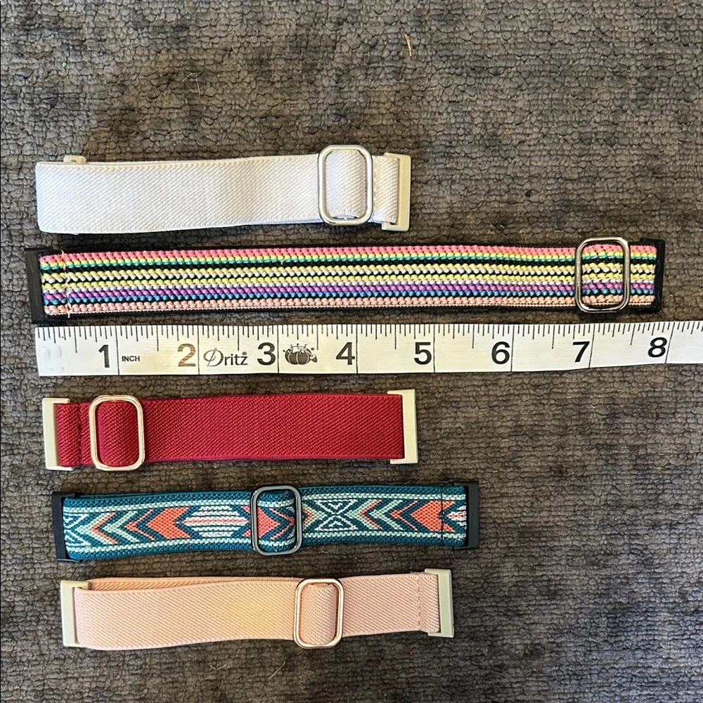 Colorful Set of 5 watch bands